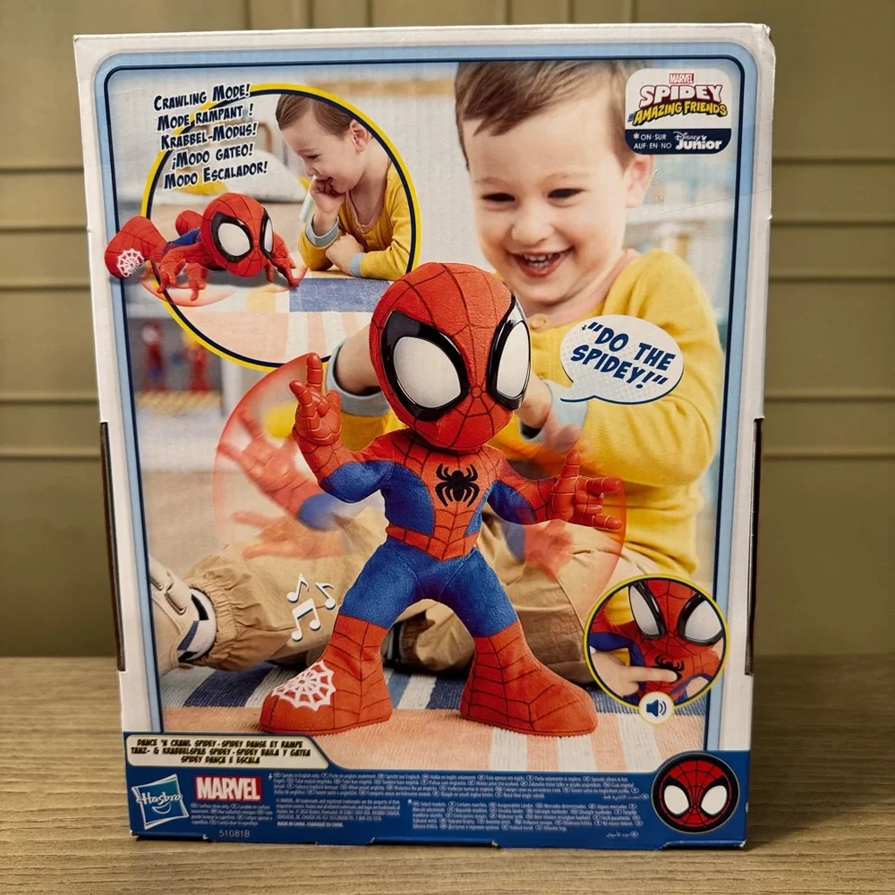 Marvel Spidey and His Amazing Friends Dance, Interactive Plush Toy.  NEW